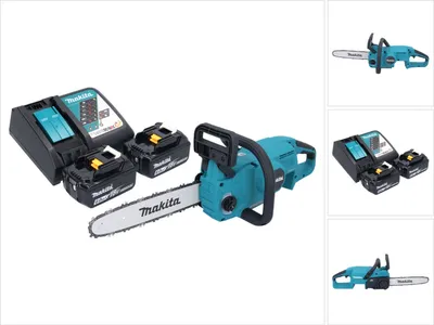 Produktbild von Makita DUC 307 RGX2 Akku Kettensäge 18 V 30 cm 7,7 m/s Brushless + 2x Akku 6,0 Ah + Ladegerät