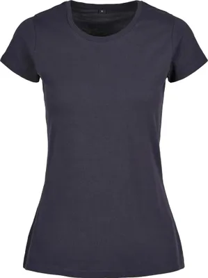 Produktbild von Build Your Brand Basic BB012 | LadiesŽ Basic Tee Kurze, eingesetzte Ärmel - Farbe: Navy - Größe: 3XL