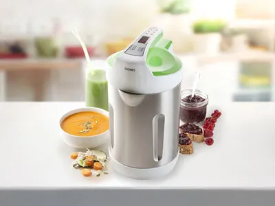 Produktbild von Domo DO705BL, 2 l, Grün, Edelstahl, Weiß, LED, Tasten