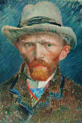 Obrázok produktu pre 20x30cm Autoportrét 4, Van Gogh Vintage plagát do obývačky
