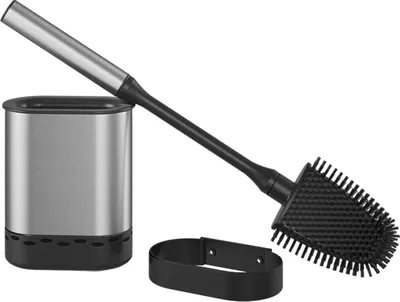 Immagine prodotto di METALTEX Cleany: spazzola per WC in acciaio inossidabile/nera