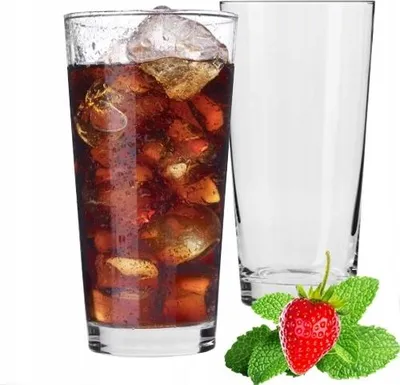Produktbild von KROSNO Gläser 6x350ml LONGDRINK FÜR GETRÄNKE WASSER SÄFTE COCKTAILS PURE GLAS