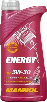 Produktbild von Mannol Neuware 07/2023 Auto Motoröl 5W30 Energy 1 Liter (7511) (Synthetisch)