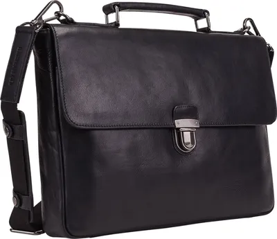Immagine prodotto di LEONHARD HEYDEN Pelle cartella borsa da ufficio con scomparto per laptop Roma Aktenmappe 1 Fach 5363 Schwarz nero