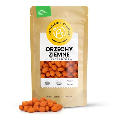 Zdjęcie produktu dla Orzechy Ziemne w Cieście o Smaku BBQ 500 g