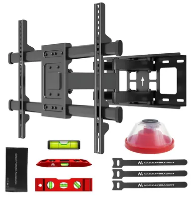 Image de Support mural pour téléviseurs de 32 à 85 pouces, jusqu'à 60 kg, inclinable et pivotant