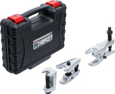 A set of ball joint separators and a carrying case are displayed on a white background.