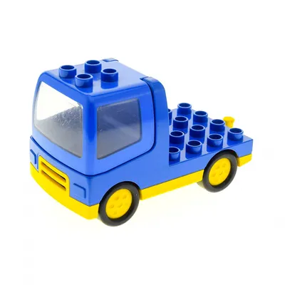 Produktbild von 1x Lego Duplo LKW blau gelb Laster Lastwagen Zugmaschine 31077 31076c02 31075c01