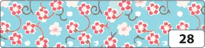 Produktbild von folia Deko-Klebeband Washi-Tape Blütenranke blau