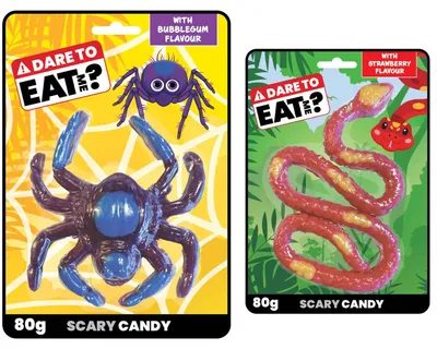 Produktbild von Becky's, Fruchtgummis mit Erdbeer- oder Bubblegum-Geschmack, 80g