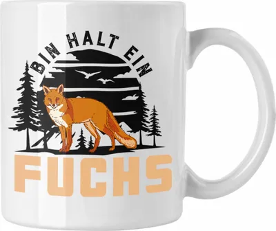 Produktbild von Trendation - ich Bin Halt Ein Fuchs Tasse Geschenk Fuch-Fans Rothaarige (Weiß)