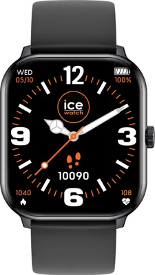 Image de Montre intelligente Ice-Watch unie, noir/noir