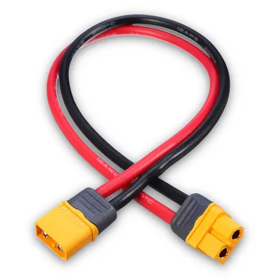 Produktbild von C72 XT60H Buchse auf Stecker Verlängerungskabel Adapterkabel Silikon AWG12 30cm