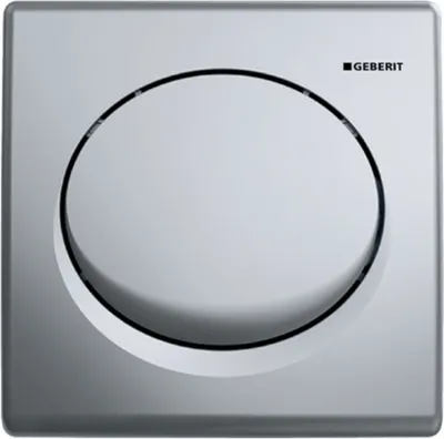 Produktbild von GEBERIT HyBasic Betätigungsplatte Urinal-Handauslösung in chrom matt