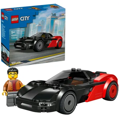 Produktbild von LEGO City Elektro-Supersportwagen - Rennwagen Spielzeug - Modellbau mit Fahrer Minifigur - Spielset zur Förderung der Feinmotorik - Geschenk für Jungen ab 5 Jahren - 60486