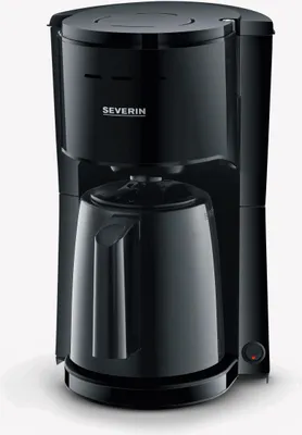 Produktbild von SEVERIN Filterkaffeemaschine mit Thermokanne KA 9306  aus Kunststoff, schwarz Filterkaffeemaschine  Kaffeemaschine  Filterkaffeemaschine Mit Thermokannen