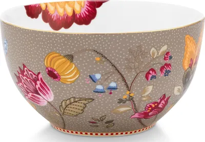 Produktbild von PIP STUDIO Blooming Tales Fantasy Khaki Bowl 15cm