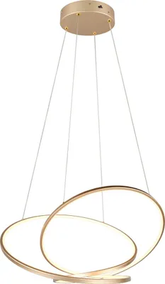 Produktbild von TRIO 349119179 DARVIN Pendelleuchte SMD LED 52W/6700lm 2300+3000+4000K Gold, Dimmerschalter