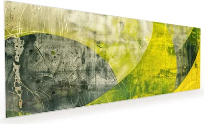 Produktbild von Küchenrückwand Spritzschutz Glas mit Motiv Abstraktkunst 40 x 40 cm