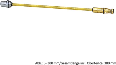 Produktbild von Mora Spindel  für Mora Garden II L = 300 mm / Gesamtlänge incl. Oberteil ca. 380 mm