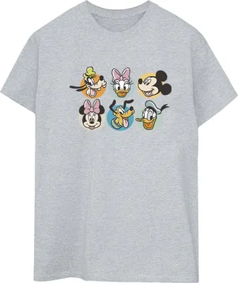 Produktbild von Disney - "Mickey Mouse and Friends" T-Shirt für Damen BI38929 (3XL) (Grau)