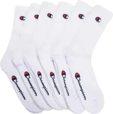 Produktbild von Champion Deutschland 6pk Crew Socks WHT 35/38