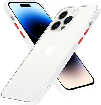 Produktbild von Cadorabo Hülle für Apple iPhone 14 PRO Schutz Hülle in Transparent Handyhülle Hybrid Schutzhülle Etui TPU Silikon