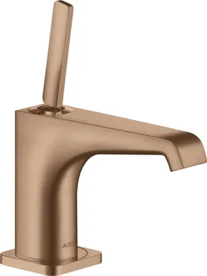 Produktbild von Einhebel-Waschtischmischer 90 AXOR CITTERIO E DN 15 f HWB o Zugstange brushed red gold brushed red gold
