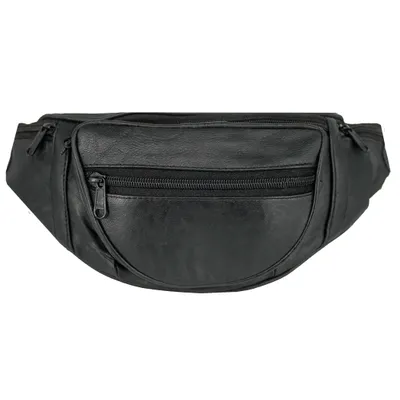 Produktbild von Echtleder Bauchtasche Schwarz Hüfttasche Gürteltasche Leder Damen Herren