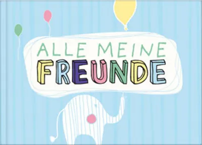 Immagine prodotto di Alle meine Freunde | Hochwertiges Freundebuch für Mädchen und Jungen zum Ausfüllen und Ausmalen im DIN A5-Format