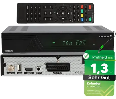 Productafbeelding van HD Sat Receiver met PVR, HDMI, SCART en Timeshift functie
