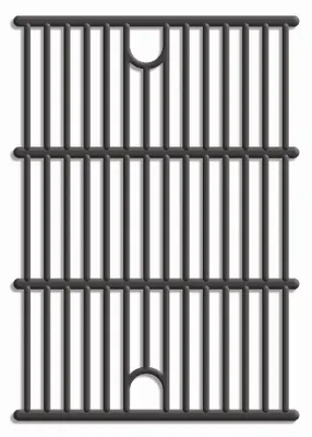 Produktbild von tepro Grillzubehör Universal Guss-Grillrost-Set, 2er Set, Grillfläche: 2 x ca. 29,1 x 40,8 cm