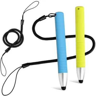 Produktbild von Kapazitive Kinderstifte - 2 Stück - Kunststoff/Rubber - 10,2x1,2cm - Berührungstifte