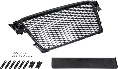 Immagine prodotto di Griglia radiatore Griglia sportiva a nido d'ape nero lucido per Audi A4 B8 8K 07-12