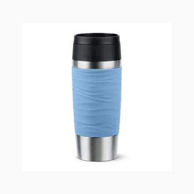 Produktbild von emsa Isolierbecher TRAVEL MUG Wave 0,36 Liter pastellblau