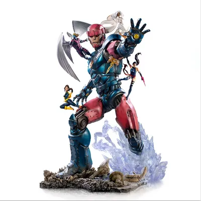 Image de Iron Studios Marvel - Statue Deluxe X-Men vs Sentinel 1/10