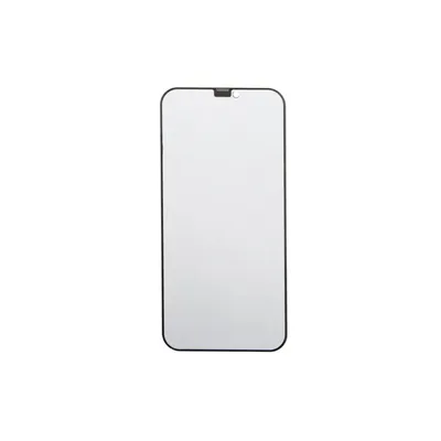 A screen protector for a smartphone, shown flat against a white background.