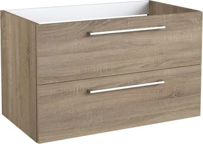Produktbild von Waschtischunterschrank Rajkot 56, Farbe: Eiche – 50 x 79 x 45 cm (H x B x T)