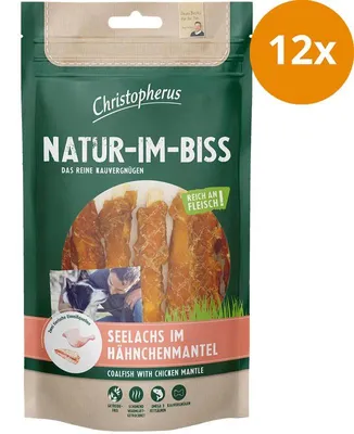 Image de Christopherus Snack saumon en croûte de poulet 70g