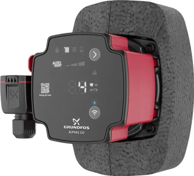 Image de Pompe de circulation à haut rendement Grundfos ALPHA2 GO 93074244 15-60 130, DN15, 130 mm, EEI 0,18, autorégulante