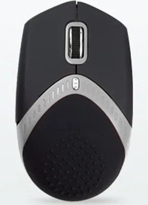 Produktbild von AMEI AM-M101S/Ergonomisch/Optisch/1 600 DPI/Kabellos USB/Schwarz-Silber