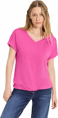 Produktbild von Cecil V-Kragen T-Shirt für Damen