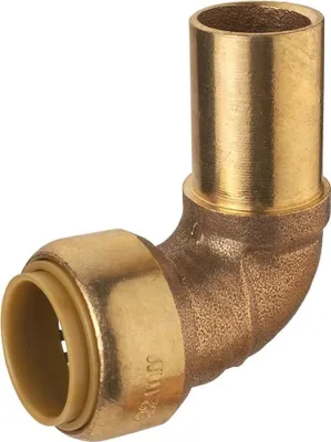 Produktbild von Cornat 90 Grad Winkel aus Kupfer für Rohrinstallationen mit einem Ø 18 mm