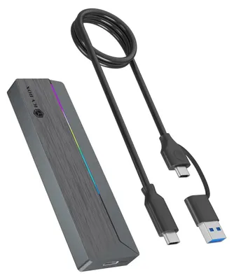Obrázek produktu pro ICY BOX IB-1826MCL-CU31, SSD rámeček, M.2, SATA, 10 Gbit/s, Vyměnitelný za provozu, Šedá