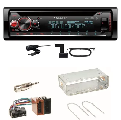 Produktbild von Pioneer DEH-S720DAB Bluetooth Digitalradio Einbauset für Renault Clio 1 2 Twingo