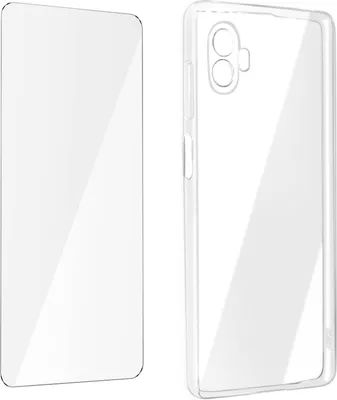 Produktbild von Avizar, 360° Schutz-Set (Hülle + Schutzfolie) für Samsung Galaxy Xcover 6 Pro, Transparent
