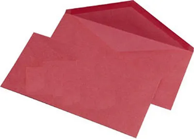 Produktbild von 100 Mailmedia® Briefumschläge Din lang rot