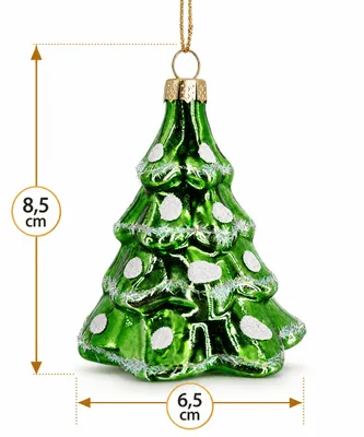Produktbild von Weihnachtskugel Figur Glas Christbaumschmuck Weihnachtsdeko Baumschmuck Baum