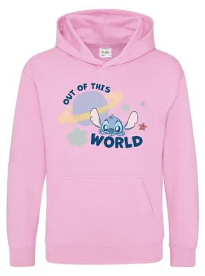 Produktbild von Lilo & Stitch - "Out Of This World" Kapuzenpullover für Kinder GT16904 (140) (Weiß)