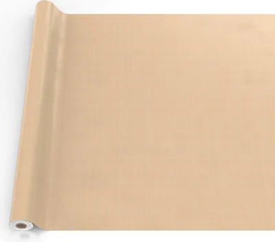 Produktbild von Tischdecke Uni aus Textil einfarbig Damast wasserabweisend Tischtuch Tischwäsche Aquarell Beige Breite 140cm Länge 1000cm mit Schnittkante
